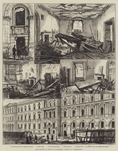 Forsøg på at sprænge regeringskontorer i Westminster af Frank Watkins